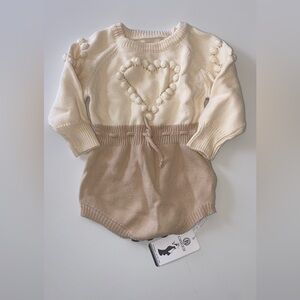Girls Heart Pom Pom Sweater
Romper